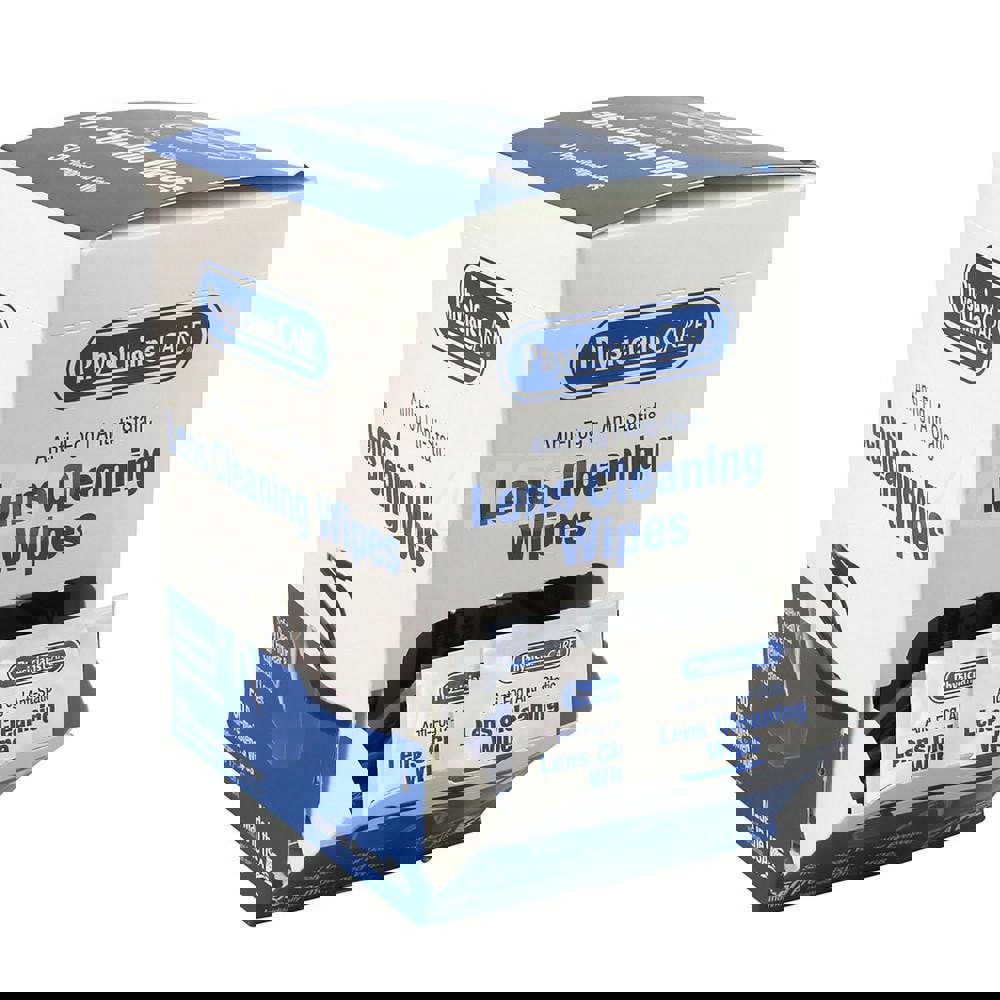 Eyewear Cleaning Wipes: Pre-Moistened, Paper, Use with Glasses